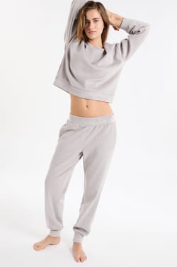 Pajama Pants With Elasticated Waist;${refinementColor}