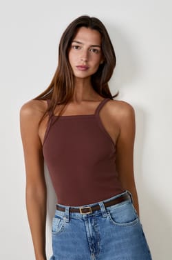 Ribbed Tank Top;${refinementColor}