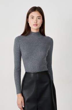 High Neck Sweater;${refinementColor}