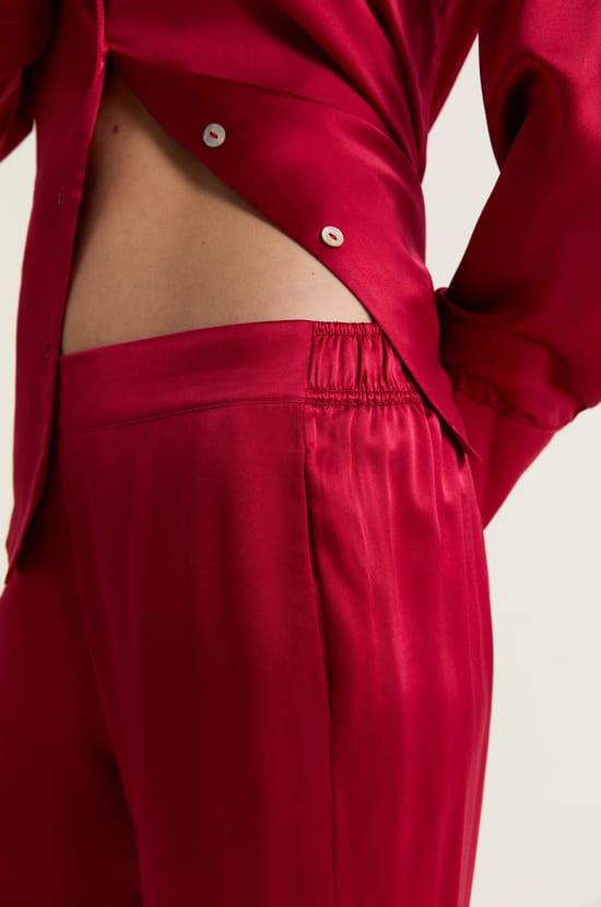 Silk Pyjama Trousers;${refinementColor}