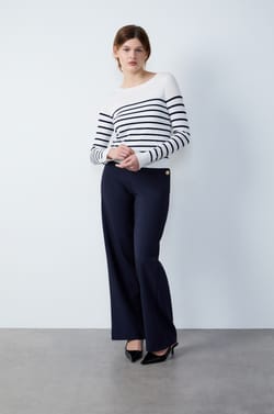 Pull marinière col bateau;${refinementColor}