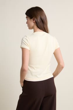 Tshirt manches courtes col rond;${refinementColor}