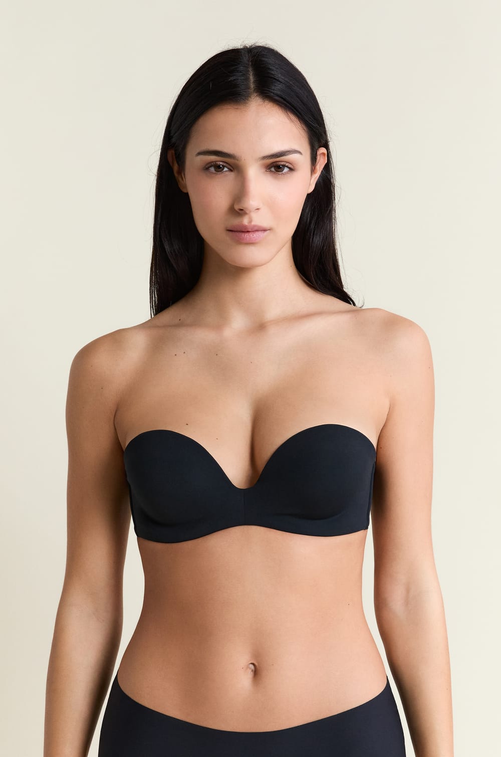 Bikini 2 Pièces Pacific Motion Taille 40 - Haut Bandeau Push Up & Bas échancré Kaki/blanc - Neuf étiqueté