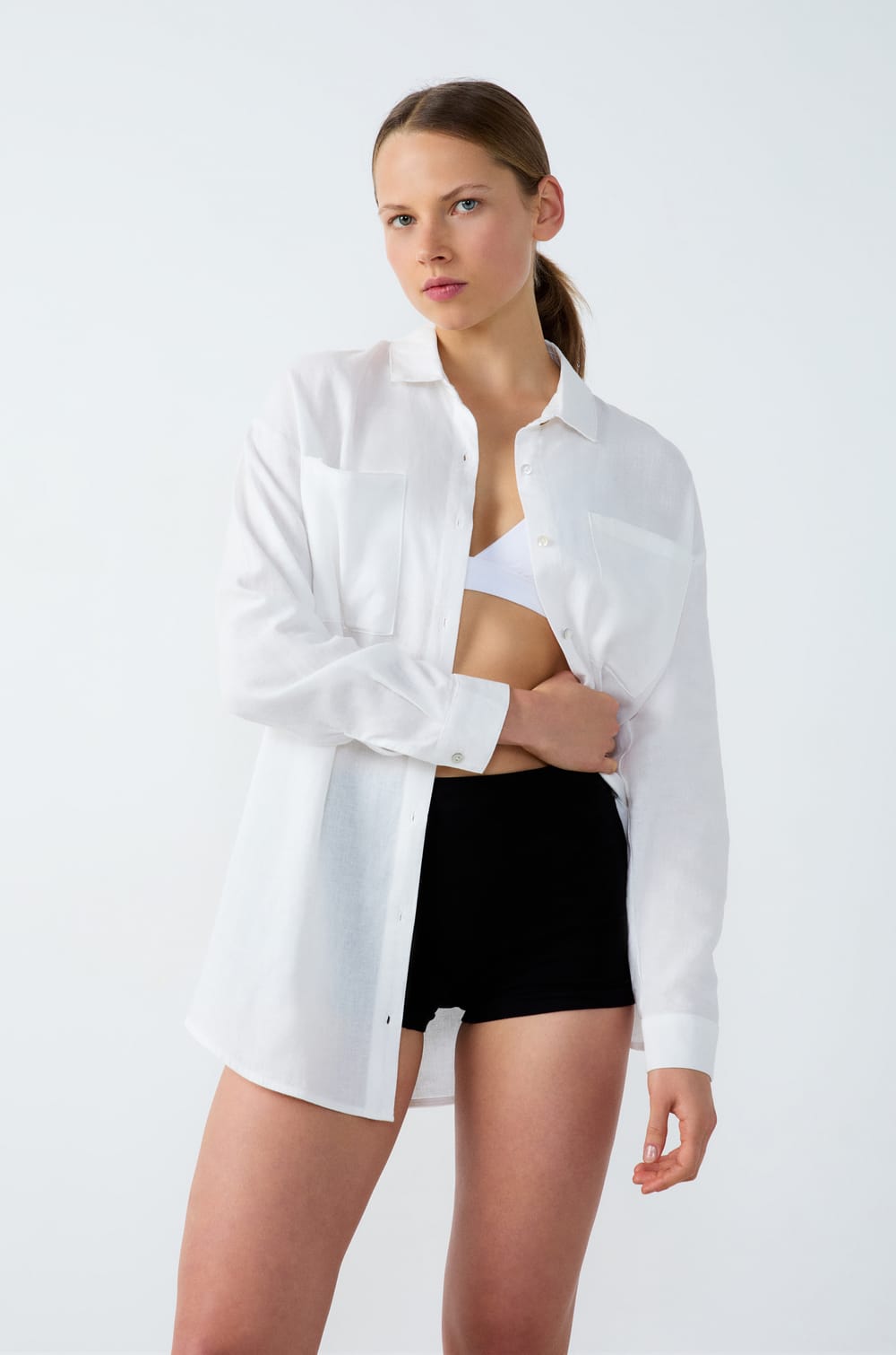 Linen Nightshirt;${refinementColor}