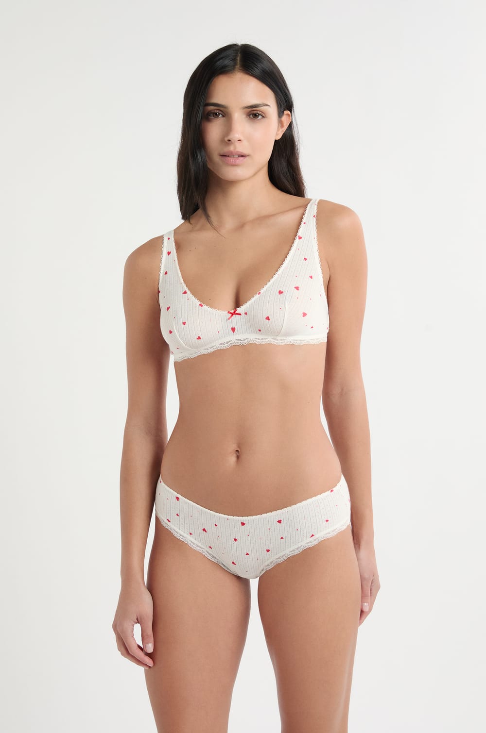 Hipster en pointelle &agrave; motifs c&oelig;urs;${refinementColor}