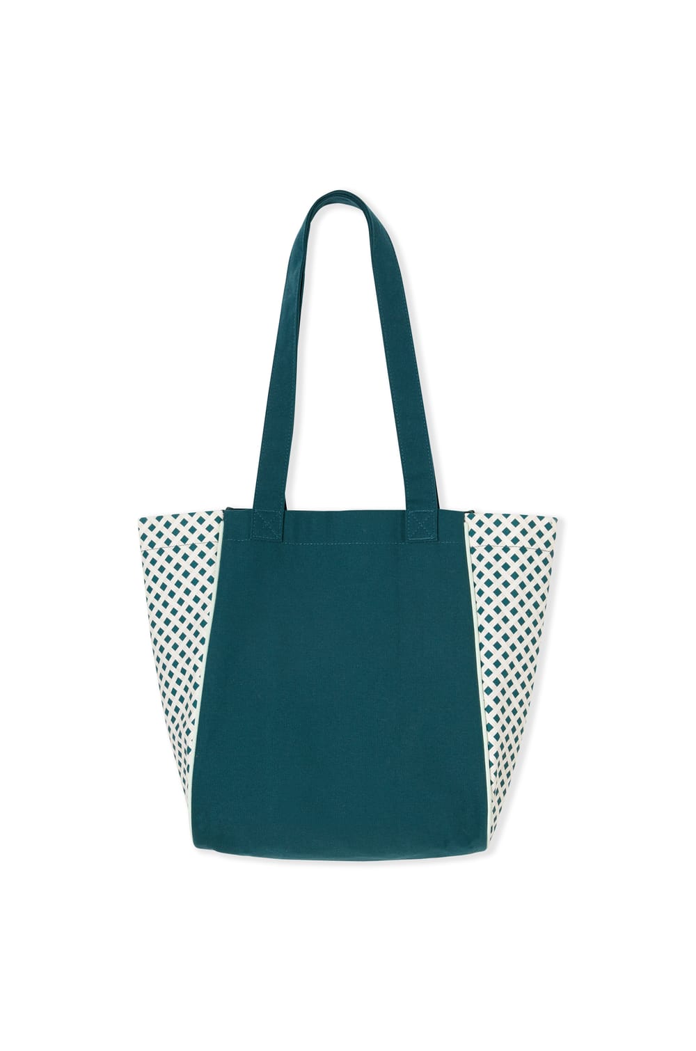 Printed Cotton Tote Bag;${refinementColor}