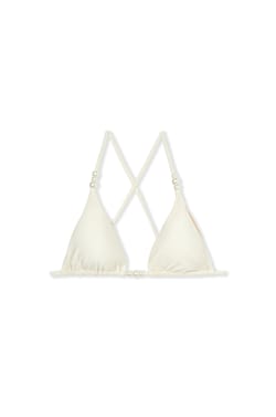 Haut de maillot triangle satin&eacute; avec perles - Etam x H&ocirc;tel Mahfouf;${refinementColor}