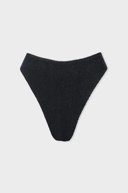 Bas de maillot bikini high leg en mati&egrave;re extensible;${refinementColor}