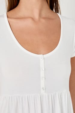 Camis&oacute;n de manga corta de modal;${refinementColor}