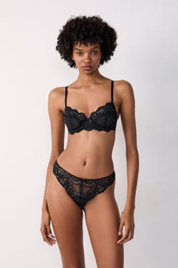 Lace Balconette Bra;${refinementColor}