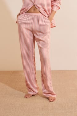 Pantalon de pyjama &agrave; rayures;${refinementColor}