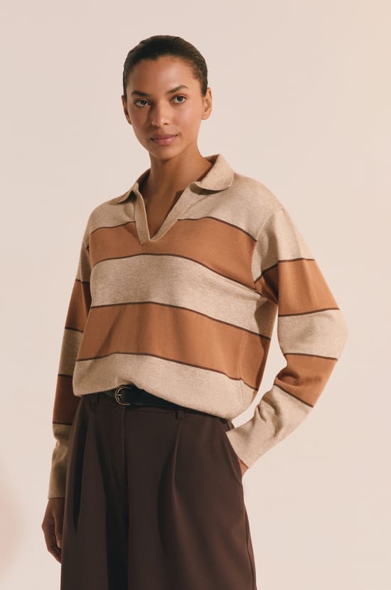 Polo Neck Sweater;${refinementColor}