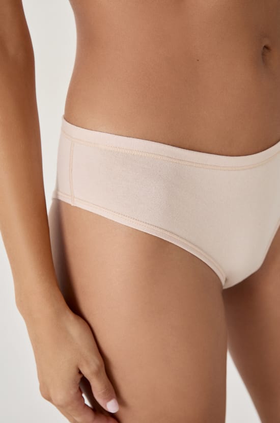 Hipster aus dehnbarer Bio-Baumwolle;${refinementColor}