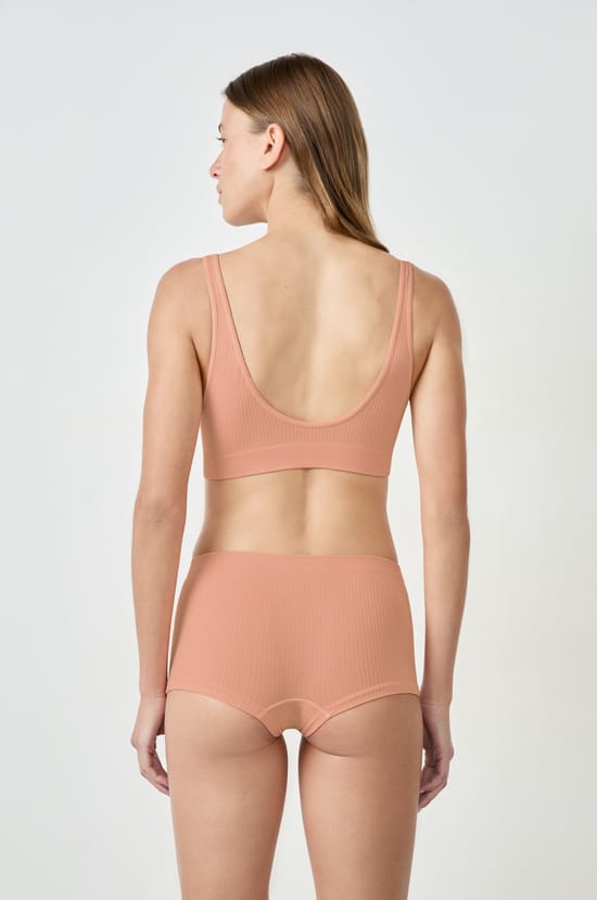 Ribbed Boyshort;${refinementColor}