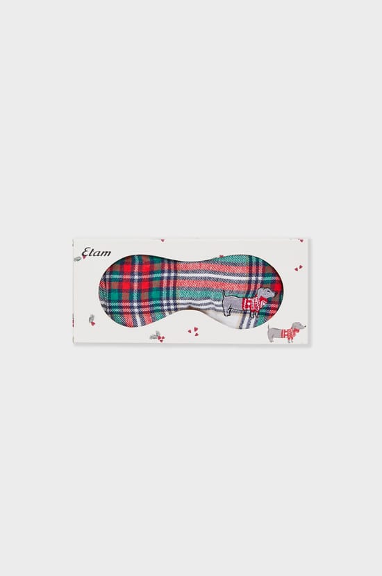 Cotton patterned sleep mask;${refinementColor}