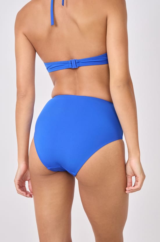 High Waist Bikini Bottom;${refinementColor}
