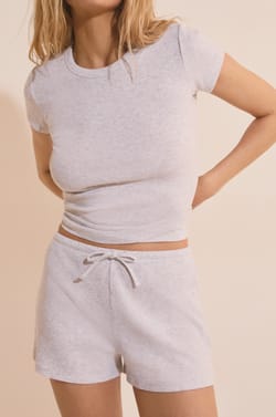 Pantal&oacute;n corto de pijama de algod&oacute;n;${refinementColor}