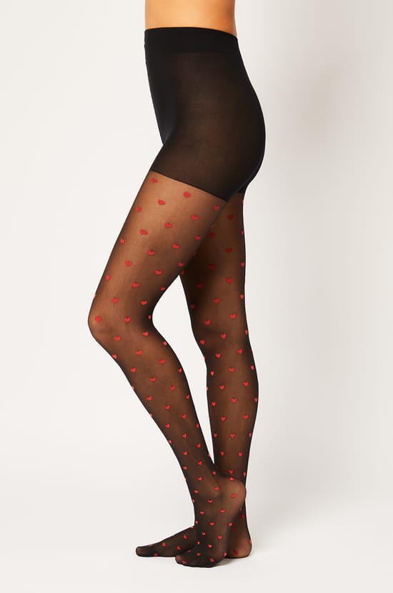 Medias de corazón de moda - 30D;${refinementColor}