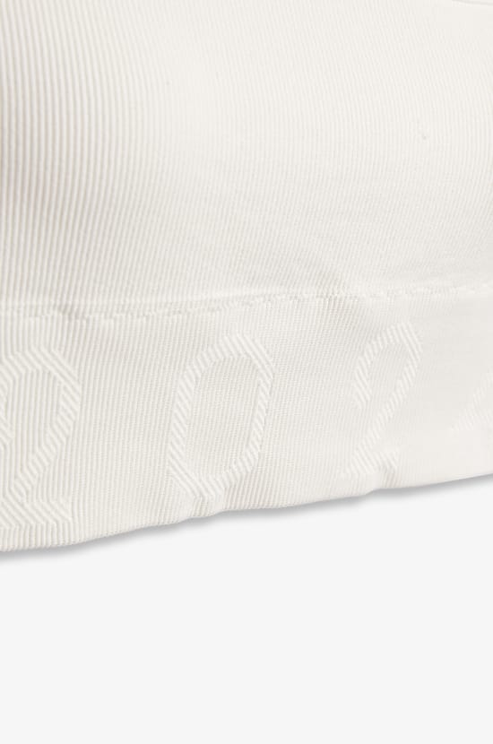 Ribbed Asymmetric Bralette - Light Support;${refinementColor}