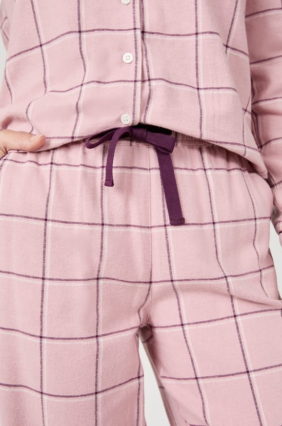 Pantalon de pyjama à carreaux;${refinementColor}