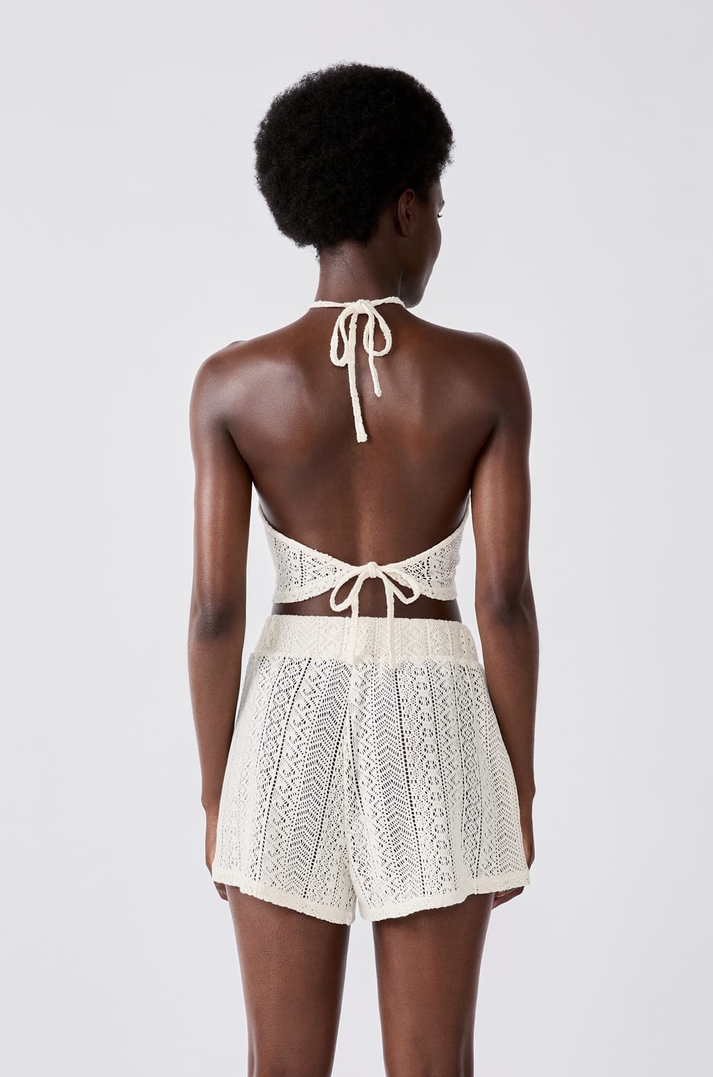 Short de plage en crochet;${refinementColor}