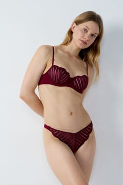 Lace Tanga with Jewelry Details;${refinementColor}