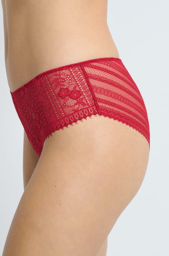 Shorty en dentelle;${refinementColor}