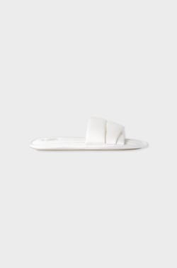 Satin flip-flop slippers;${refinementColor}