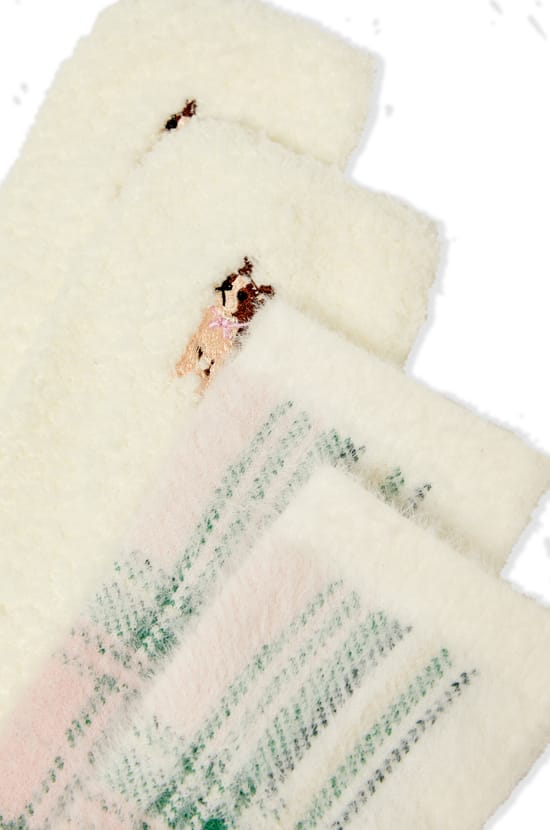 Chaussettes &agrave; motifs;${refinementColor}