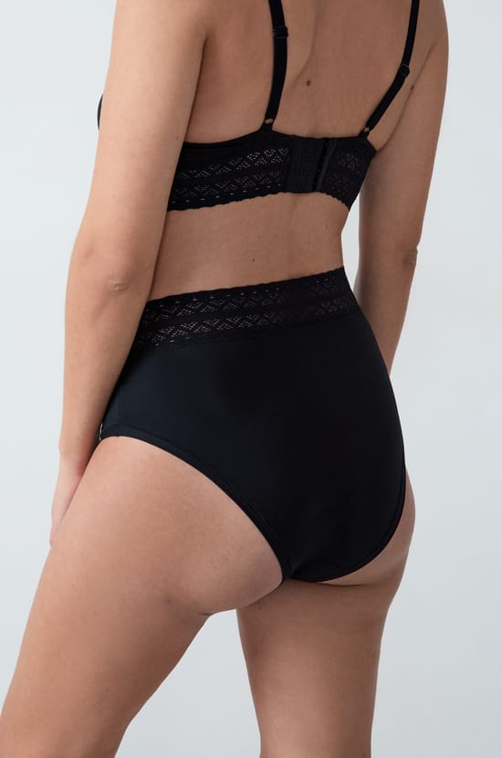 Culotte midi de maternité détails dentelle;${refinementColor}