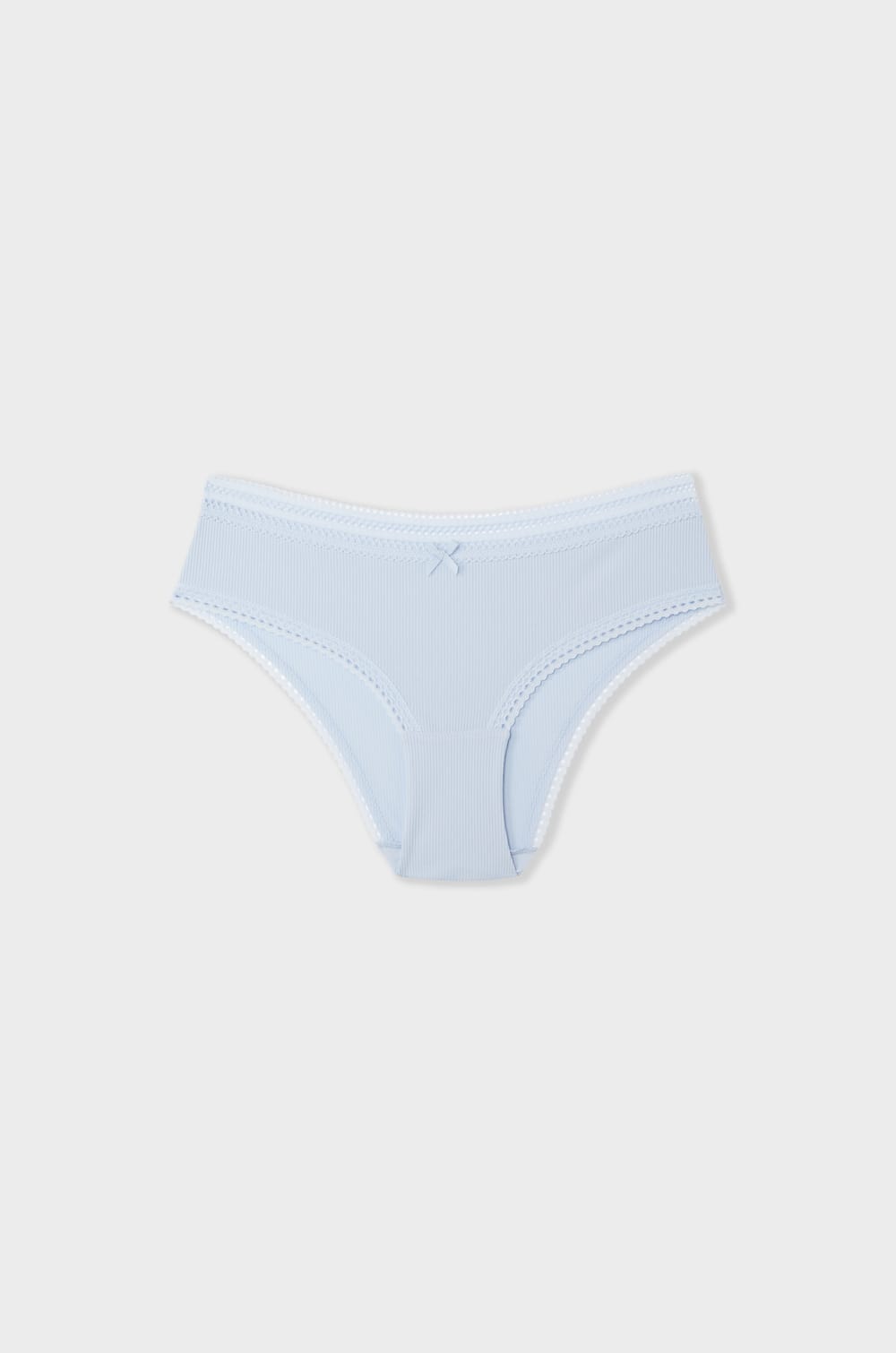 Shorty en microfibre d&eacute;tails dentelle;${refinementColor}