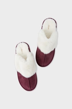 Chaussons mules fourrés;${refinementColor}