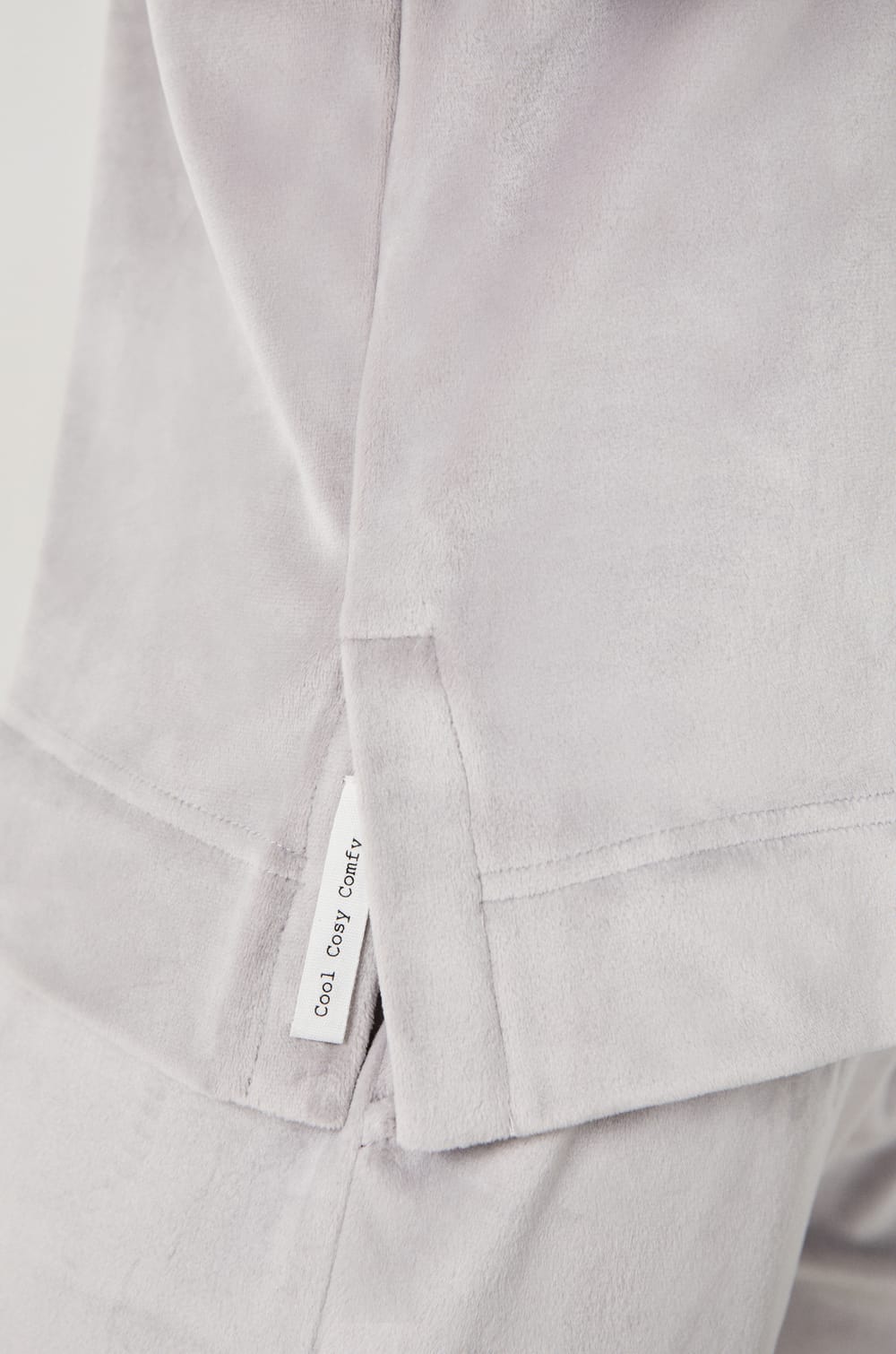 Sudadera de pijama de terciopelo;${refinementColor}