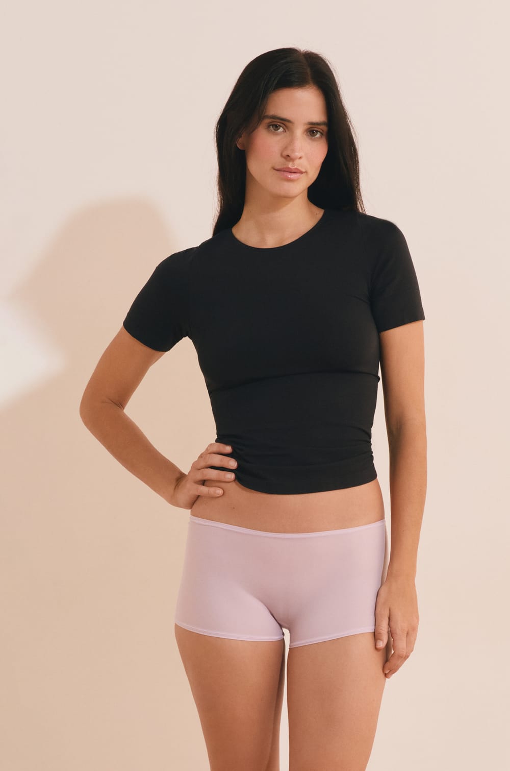 Shorty en microfibre;${refinementColor}
