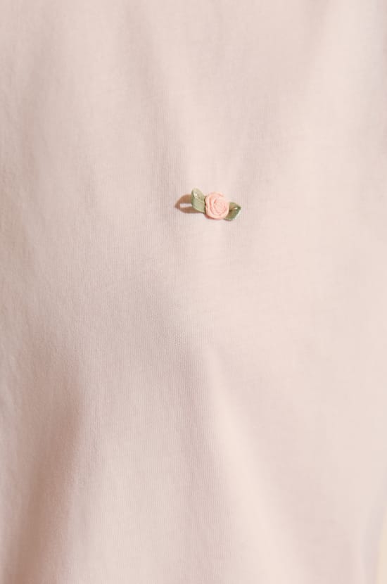 T-shirt avec un motif fleur;${refinementColor}