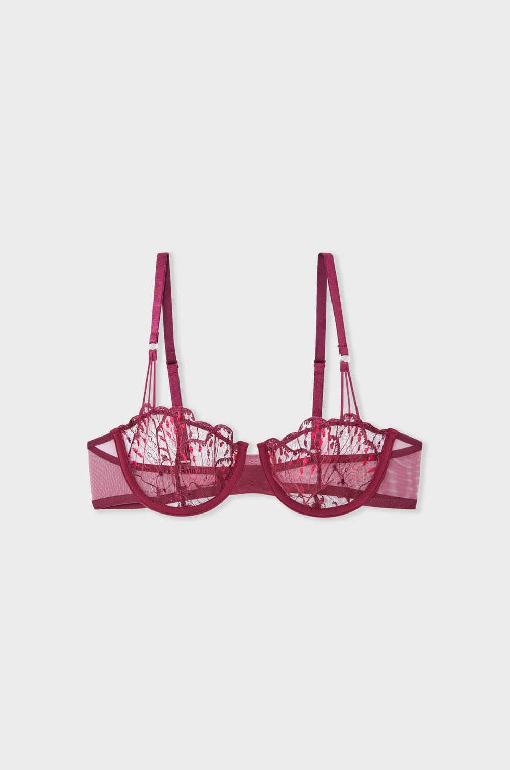 BH N.9 - Balconnette-BH aus Spitze;${refinementColor}