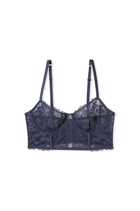 Soutien-gorge bustier avec broderie;${refinementColor}