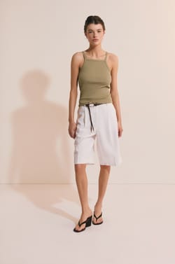 D&eacute;bardeur c&ocirc;tel&eacute; en coton;${refinementColor}