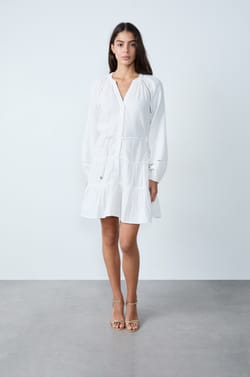 Fluid Shirt Dress;${refinementColor}