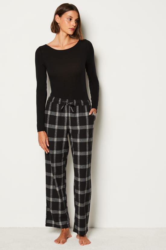 Pantalon de pyjama à carreaux;${refinementColor}