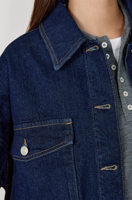 Veste en jean;${refinementColor}