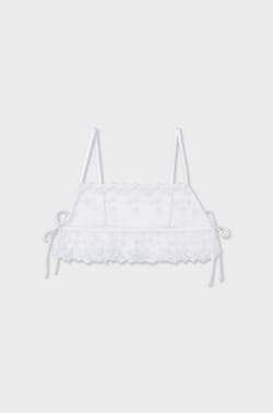 Wireless Bralette Floral Tulle;${refinementColor}