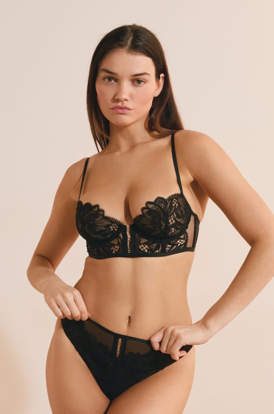 Biustonosz typu bustier z gipiury;${refinementColor}
