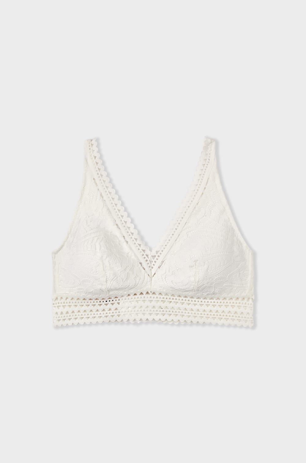Post-Mastectomy Wireless Triangle Bra;${refinementColor}