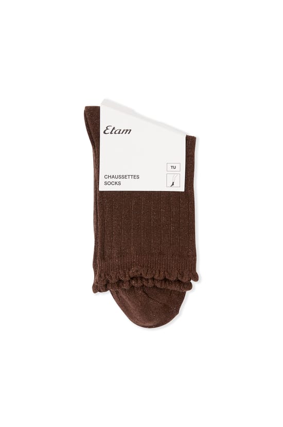 Chaussettes iris&eacute;es avec coton;${refinementColor}