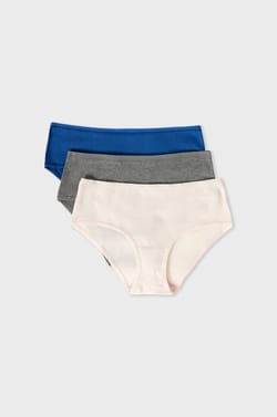 3-Pack of Cotton Shorties;${refinementColor}