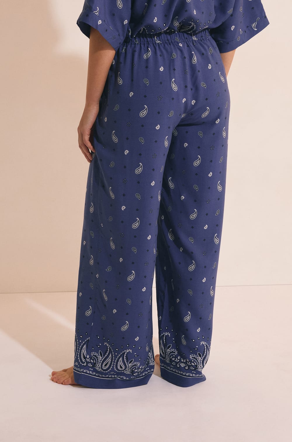 Pantal&oacute;n de pijama estampado;${refinementColor}
