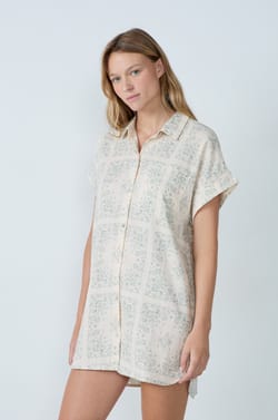 Patterned Nightshirt;${refinementColor}