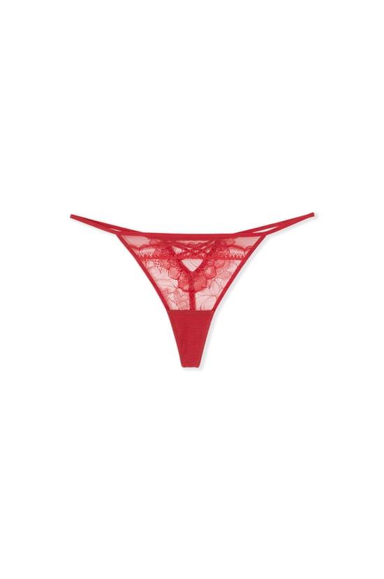Lace Thong;${refinementColor}