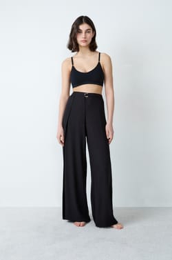 Wide Pyjama Trousers;${refinementColor}